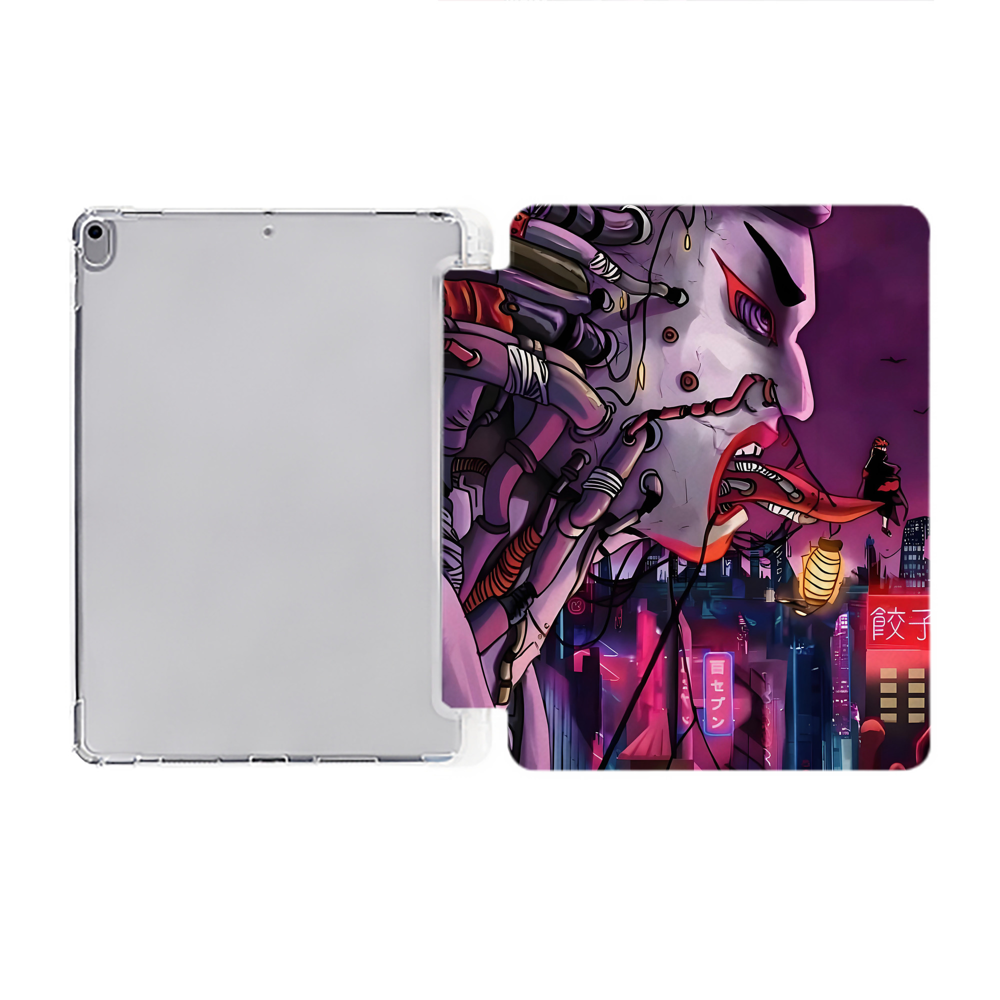 （画像用） NARUTO -ナルト- NARUTO -ナルト- 疾風伝 IPad ケース ペン収納付き 三つ折りスタンド PUレザー×シリコン 対応機種9.5/10.5/10.9インチ